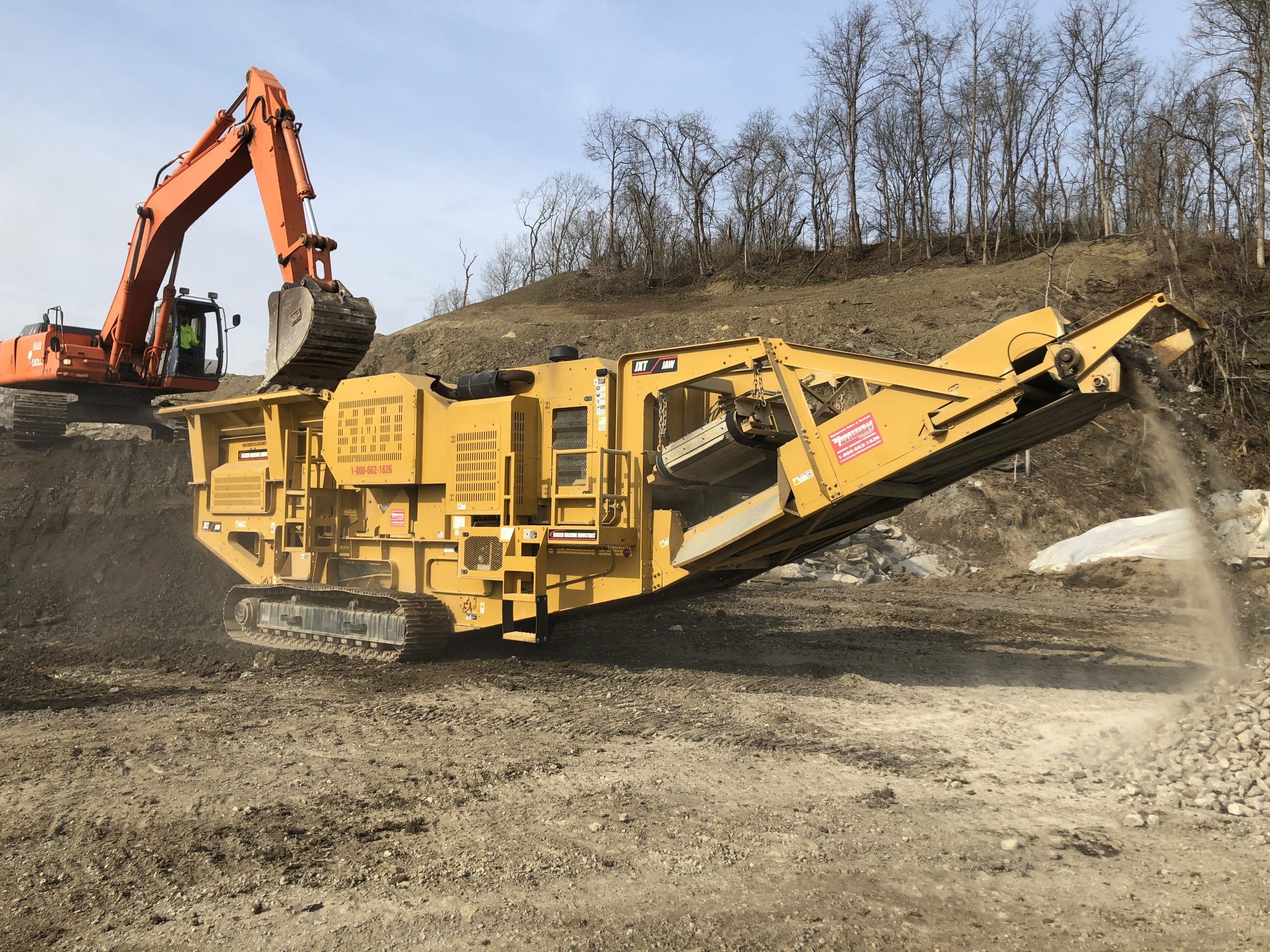 2021 Screen Machine JXT Track, Jaw Crusher